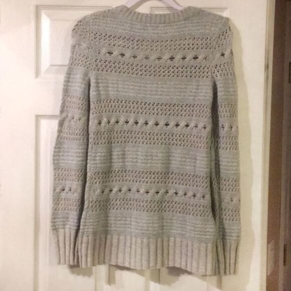 Sleeping on Snow zip down light Blue Sweater - Picture 13 of 14